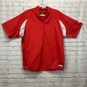 Louisville Slugger Batting Cage Pullover Men's Size S Baseball 1/4 Zip Practice